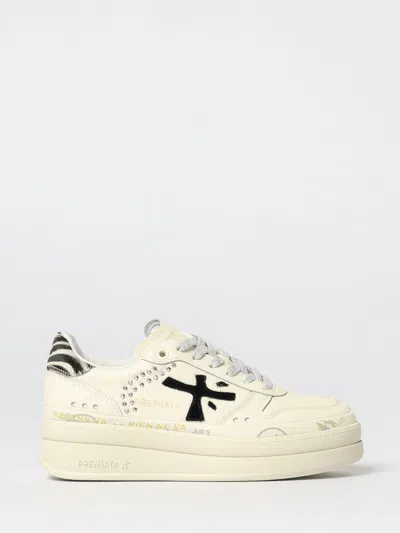 Premiata Shoes  Woman Color White In Neutral