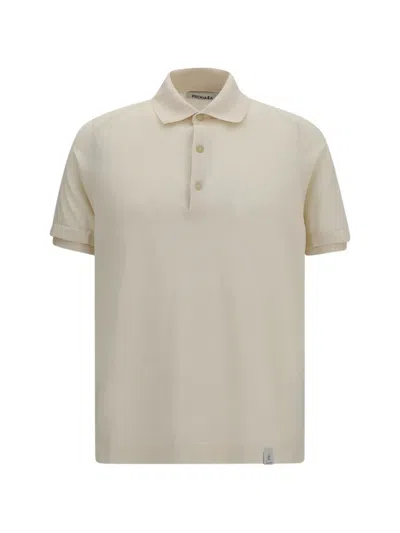 Premiata Polo Shirt Men Color White In Animal Print