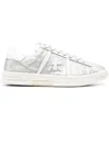 PREMIATA SILVER LEATHER RUSSELL SNEAKERS