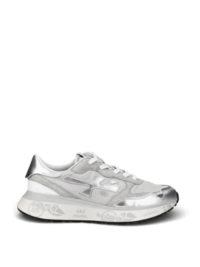 PREMIATA SILVER SNEAKERS