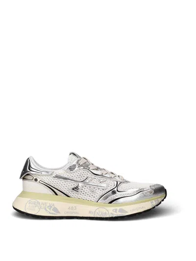 PREMIATA SILVER SNEAKERS