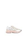 Premiata Chunky Multicolour Sneakers With Metallic And Leather Panels In Multi