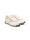 Premiata Sky Glittered Sneakers In Neutrals