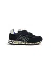 Premiata Sky V Suede Sneakers In Blue