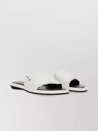 PREMIATA SLIDE SANDAL WITH CONTRAST AND FLAT SOLE