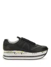 Premiata Beth Black Sneakers In Black