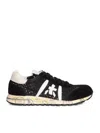Premiata Low Top Sneakers With Contrast Heel Tab In Black