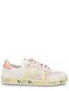 Premiata White Leather Sneaker In White
