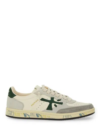 Premiata Clay Low-top Sneakers In Neutral