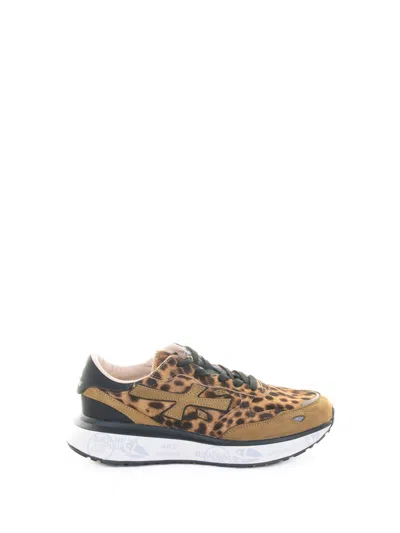 Premiata Sneaker Lauryn 7784 Spotted In Animal Print