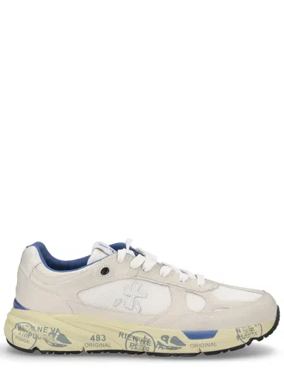Premiata White Mase Sneakers In Multi