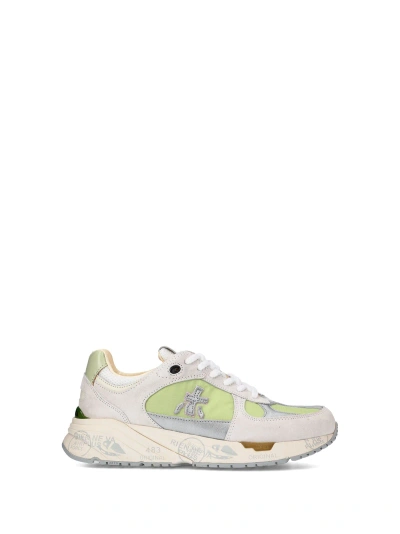 Premiata Sneaker Mase 6674 In White Lime