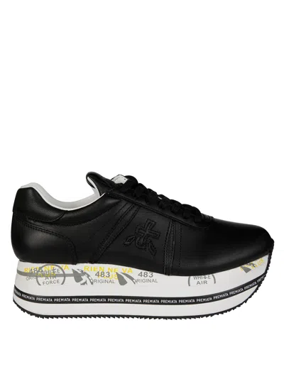 Premiata Sneaker Plarform In Black