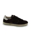 Premiata Textured Sole Lace-up Footwear With Contrast Tab In Black