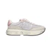 Premiata Basket Clay Sneakers With Vintage Leather Accents