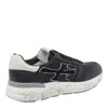 Premiata Round Toe Leather Sneakers With Contrasting Sole