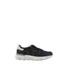 Premiata Adjustable Sneakers With Suede And Multicolored Panels In Blue