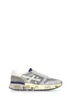 Premiata Mick Sneakers In Grey Suede And Fabric In Gray