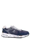 Premiata Mase Mesh And Suede Sneakers