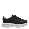 Premiata Mesh Panel Sneakers Metallic Accent