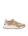 Premiata Lace-up Low-cut Casual Shoes In Toni Neutri