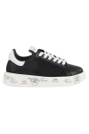 Premiata Black Sneakers With Contrasting White Accents