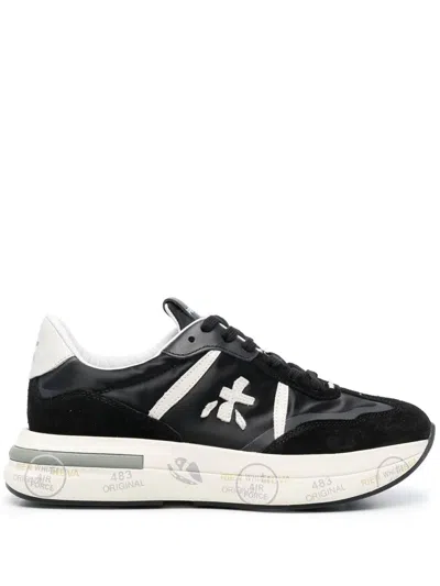 Premiata Trainers In Black