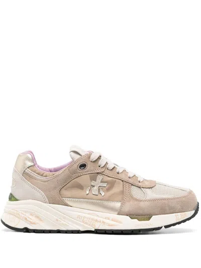 Premiata Sneakers In Beige