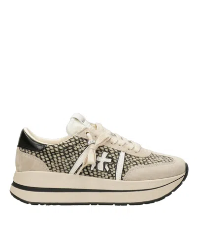 Premiata Sneakers Beige In Black