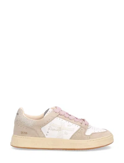 Premiata Sneakers Beige In Multi