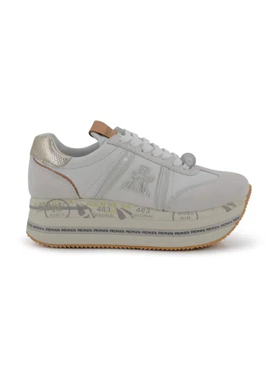 Premiata Sneakers Beth In White