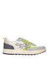 Premiata Low Shoes With Textured Upper In White