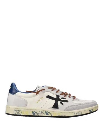 Premiata Sneakers Bianco In White