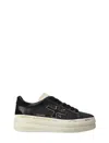 Premiata Suede Platform Lace-up Shoes In Black