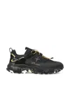 Premiata Sneakers Trail Black With Technical Details In Black