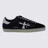Premiata Black Leather Steven Sneakers In Black