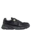 Premiata Casual Low Top Sneakers With Fabric Upper In Black