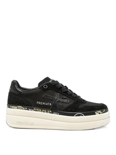 Premiata Sneakers In Black