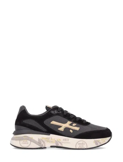 Premiata Sneakers Black In Black