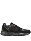 Premiata Mase Distressed-effect Sneakers In Black