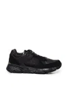 Premiata Mase Sneakers In Black Suede And Fabric In Black