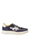 Premiata Blue Low-top Shoes With Resilient Design In Blue
