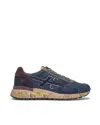 Premiata Suede Leather Sneakers Mick 6868 In Blue