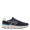 Premiata Casual Lace-up Sneakers Contrasting Sole In Blue