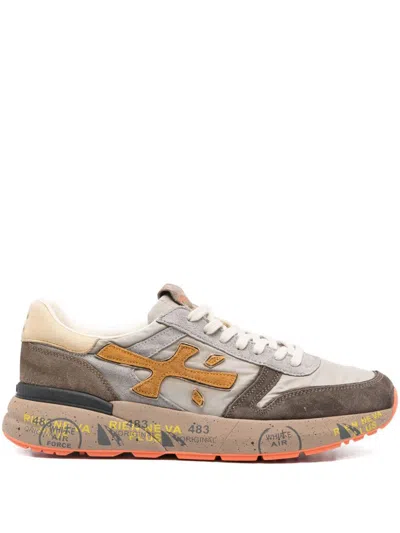 Premiata Mick P7866 Lace-up Sneakers In Brown