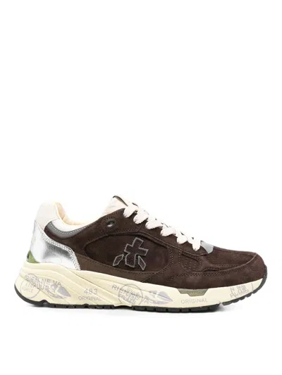 Premiata Sneakers In Brown