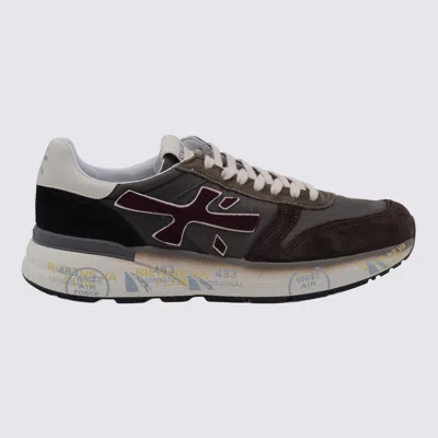 Premiata Sneakers In Burgundy