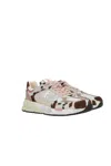 Premiata Mased Multicolor Leather Blend Sneakers In Cow Printing