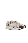 Premiata Mased Multicolor Leather Blend Sneakers In Cow Printing