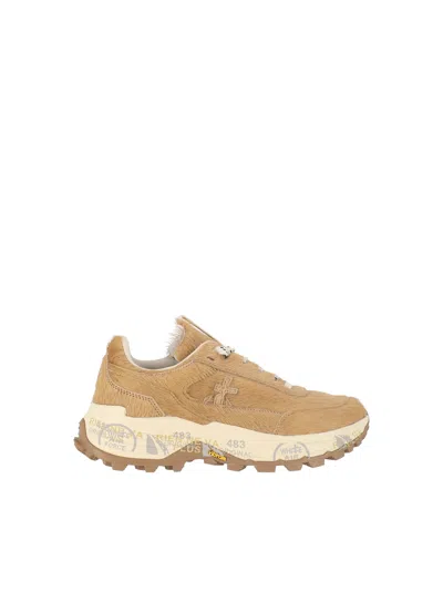 Premiata Sneakers Devind Beige In Multi